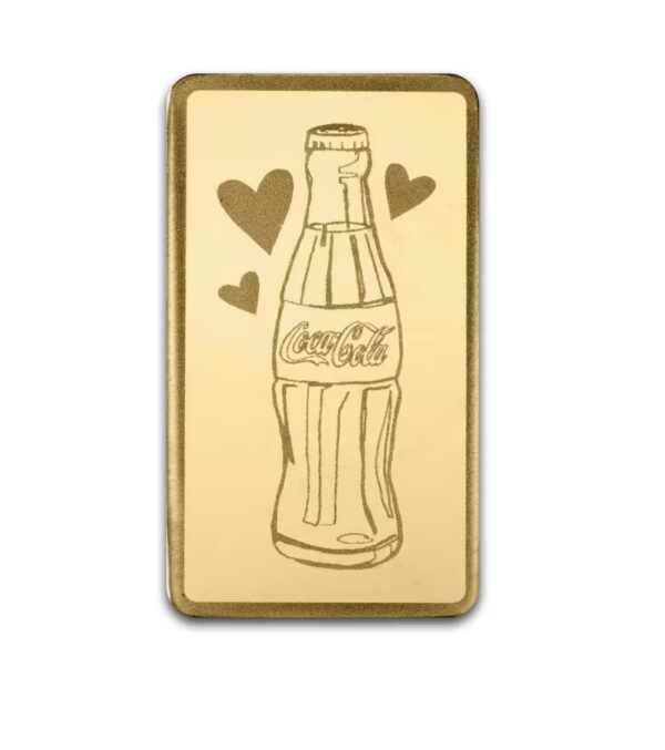 1/2 gram Gold Bar in TEP – Coca-Cola® Valentine's Day (ETA end of Feb/early Mar) - Image 3