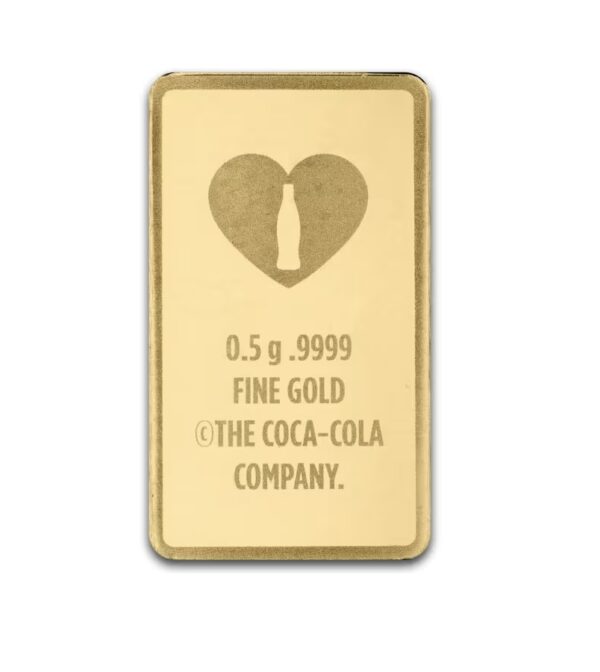 1/2 gram Gold Bar in TEP – Coca-Cola® Valentine's Day (ETA end of Feb/early Mar) - Image 4