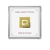 Geiger Edelmetalle, Original Square 2.5 Gram Gold Bar in Capsule