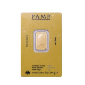 Pamp Suisse, Lucky Charm 5 Gram Gold Bar (ETA March)