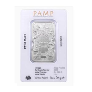 Pamp Suisse, Niue 1 oz Silver Nature’s Grip Giant Octopus $2 Bar in Assay (ETA end of Feb)