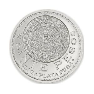 2025 Mexico 20 Pesos 1917 Mexican Tribute 1 oz Silver BU Round