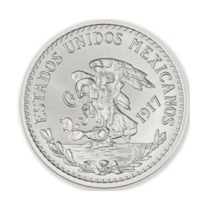2025 Mexico 20 Pesos 1917 Mexican Tribute 1 oz Silver BU Round