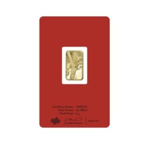 Pamp Suisse, 2022 Lunar Tiger 5 Gram Gold Bar