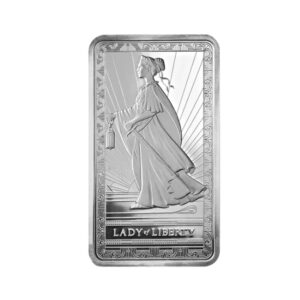 Pamp Suisse, Lady of Liberty 10 oz Silver Minted Bar