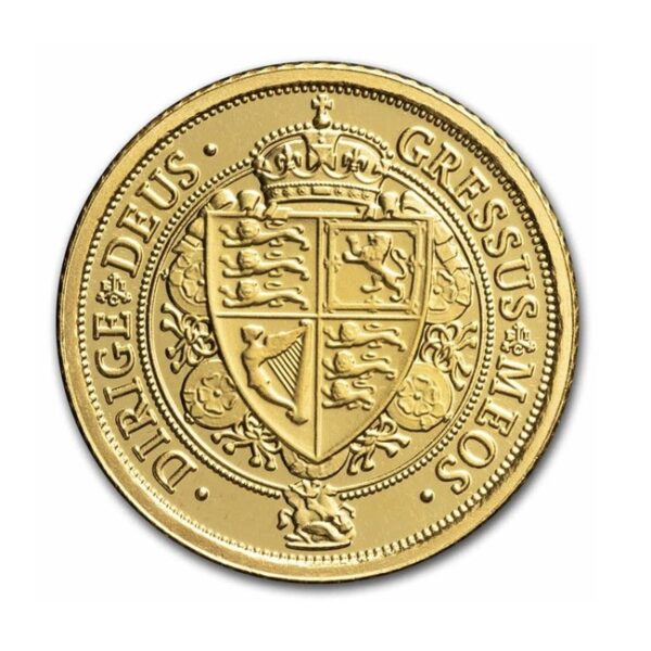 1/4 oz St. Helena Sovereign .9999 Gold Coin (Random Year)