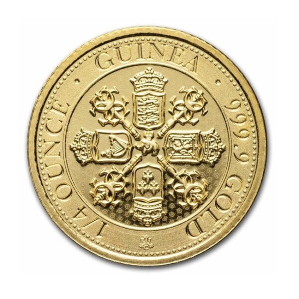 1/4 oz Gold St. Helena Sceptre Guinea .9999 Fine £25 Coin (Random Date)