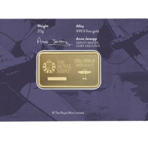 Royal Mint, WWII Battle of Britain 20g Gold Bullion Minted Bar (ETA end of June)