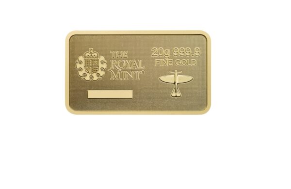Royal Mint, WWII Battle of Britain 20g Gold Bullion Minted Bar (ETA end of June) - Image 4
