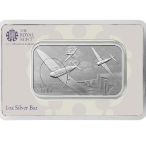 Royal Mint, WWII Battle of Britain 1oz Silver Bullion Minted Bar (ETA 1st wk of June)