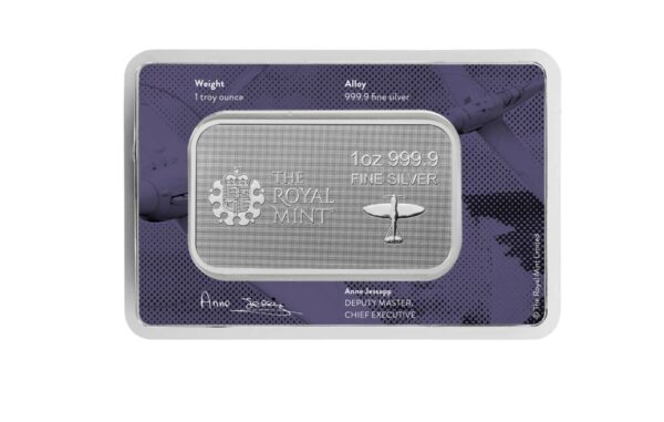 Royal Mint, WWII Battle of Britain 1oz Silver Bullion Minted Bar (ETA 1st wk of June) - Image 2