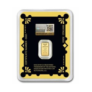 1 gram Gold Bar - NASCAR Mexico International Cup (ETA Jul)