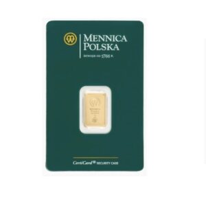 Mint of Poland, 2 Gram Gold Bar in Assay (ETA June)