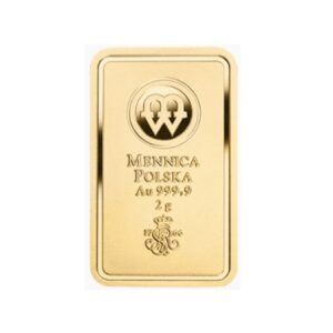 Mint of Poland, 2 Gram Gold Bar in Assay (ETA June)
