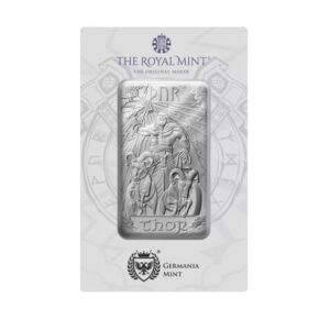 2025 10oz Great Britain Norse Gods - Thor .9999 Silver Bar In Card (ETA end of June)