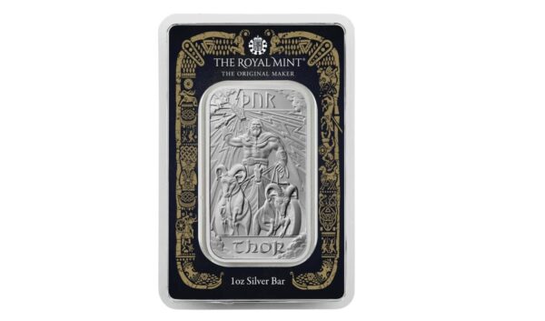 Royal Mint, Thor 1oz Silver Minted Bullion Bar (ETA June)