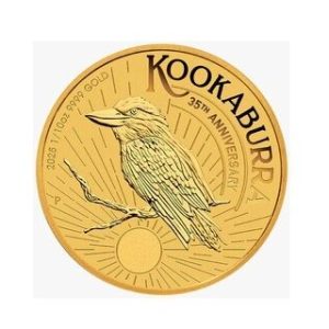 Perth Mint, 2025 Kookaburra 1/10 oz Gold Coin