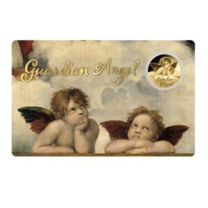 1/1000 oz 999 Fine Gold 3000 CFA Francs Chad Guardian Angel Coin In Assay