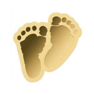 1/1000 oz 999 Fine Gold 3000 CFA Francs Chad Baby Feet Coin w/ Box & COA