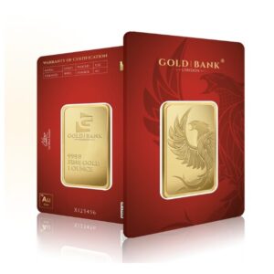 1oz Gold Bank Phoenix Edition 2.0 Gold Bar