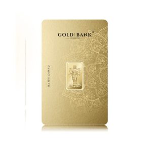 Gold Bank, 5g Golden Laxmi Happy Diwali Gold Bar