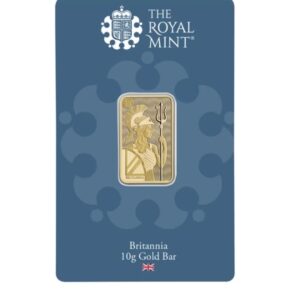 Royal Mint, Britannia 10 Gram Gold Bar in Certi-Card (ETA June)