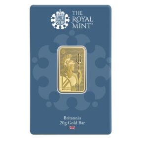 Royal Mint, Britannia 20 Gram Gold Bar in Certi-Card (ETA June)