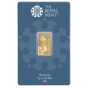Royal Mint, Britannia 5 Gram Gold Bar in Certi-Card (ETA June)