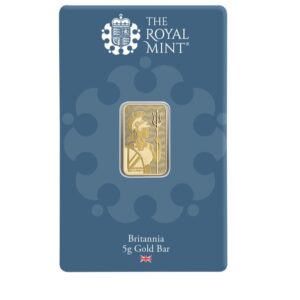Royal Mint, Britannia 5 Gram Gold Bar in Certi-Card (ETA June)