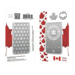 2025 Canada Premium Bullion - 1oz. 99.99% Pure Silver Bar in Proudly Canadian Packaging