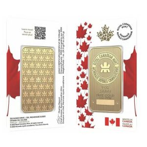Royal Canadian Mint, 1 oz RCM Gold Bar .9999 Fine in Proudly Canadian Assay