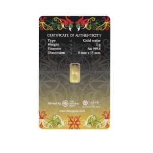 Tamu Gold, Motif Sarawak 1 Gram Gold Wafer