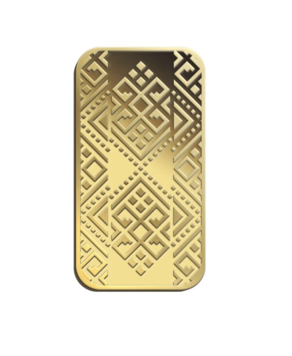 Tamu Gold, Motif Sarawak 1 Gram Gold Wafer - Image 4