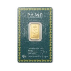 Pamp Suisse, 2025 Diwali Lakshmi & Rangoli 5 Gram .9999 Gold Bar