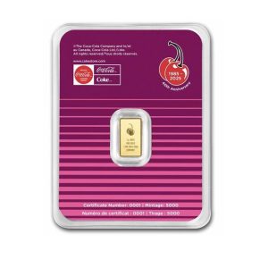 1 gram Gold Bar in TEP - Coca-Cola® Cherry Coke