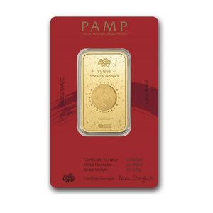 2026 1 oz Gold Bar - PAMP Suisse Year of the Horse In Assay