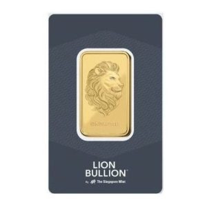 Lion Bullion 1 oz Gold Bar in Assay