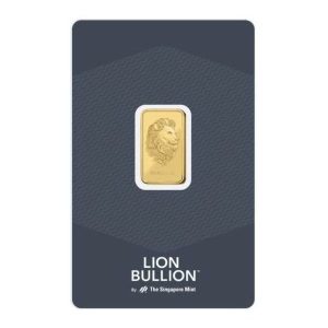 Lion Bullion 5 Gram Gold Bar in Assay