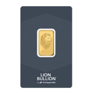Lion Bullion 10 Gram Gold Bar in Assay
