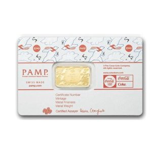 5 gram Gold Bar - PAMP Coca-Cola® Polar Bear & Friends