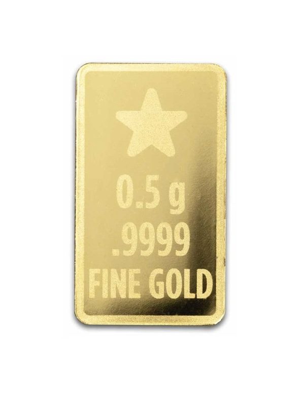 1/2 gram Gold Bar - Christmas Tree with Red Ornament Card in TEP - Image 4