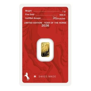 Argor-Heraeus, 2026 Year of the Horse 1 Gram Gold Bar