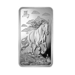 2026 10 oz Pamp Suisse Lunar Legends Series – Legend of the 1000 Mile Horse .999 Silver Bar
