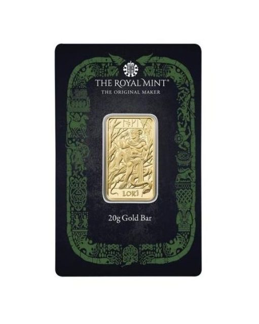 Royal Mint, Loki 20 Gram Gold Minted Bar