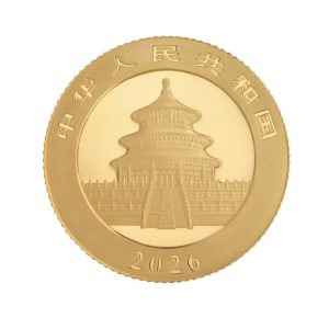 Chinese Mint, 2026 Panda 3 Gram .999 Gold Coin