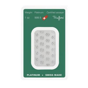 Argor-Heraeus, 1 oz Platinum Bar in Assay