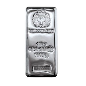 Germania Mint, 1 kilo .9999 Silver Bar - New Design