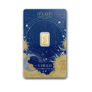 1/2 gram Gold Bar - PAMP Suisse Zodiacs: Virgo