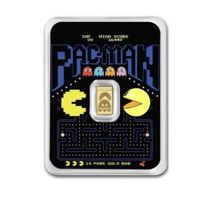 1 gram Gold Bar - PAC-MAN 45th Anniversary in TEP
