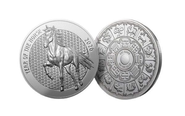 Apmex, Year of the Horse (Series II) 1 oz .999 Silver Round